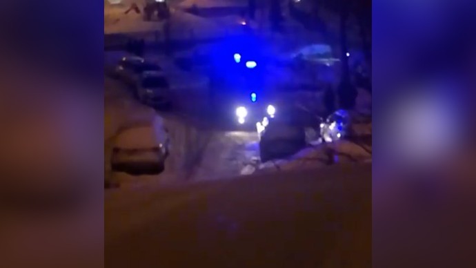 В Москве появилось видео первых минут после перестрелки на Рублёвском шоссе
