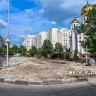 Как проходит благоустройство сквера возле храма Почаевской иконы Божьей матери в Белгороде