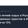 Спрос на летний отдых в России у организованных туристов в 2025 году снизился на 13%