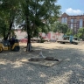 В Благовещенске началось благоустройство сквера на Ленина — Калинина