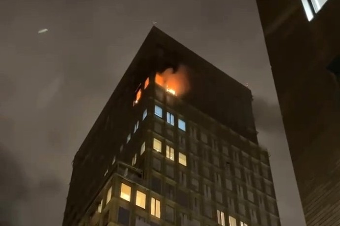 В ЖК «Lucky» в центре Москвы произошел пожар В ЖК «Lucky» в центре Москвы произошел пожар