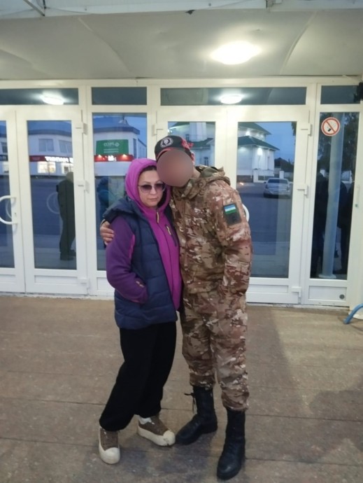 Молодой воин из района Башкирии ушел служить в зону СВО