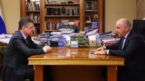 Александр Новак провёл рабочую встречу с главой Карачаево-Черкесии Рашидом Темрезовым