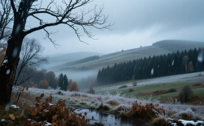 Снегопады, дожди и похолодание: прогноз погоды на Сахалине на понедельник