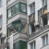 В доме в Красногорске, пострадавшем от атаки беспилотника, начались высотные работы.