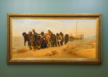 Русский музей впервые за 20 лет представил в Самаре шедевр Ильи Репина «Бурлаки на Волге»