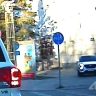 Кроссовер прокатился по пешеходной зоне у суда в Южно-Сахалинске