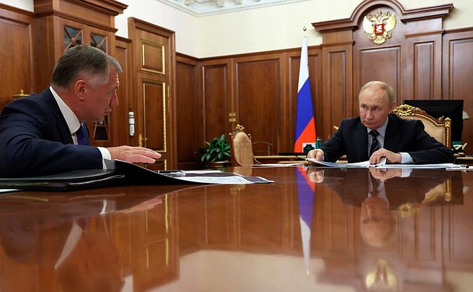 Встреча с Заместителем Председателя Правительства Маратом Хуснуллиным