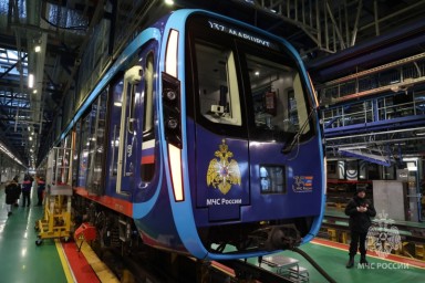В московском метрополитене курсирует тематический поезд безопасности