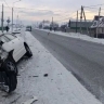 В столкновении двух иномарок в Усть-Коксе пострадали оба водителя