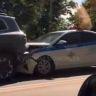 В Курске на улице Карла Маркса произошло ДТП с участием полицейского автомобиля
