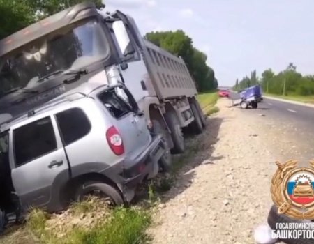На трассе в Башкирии водитель Chevrolet Niva влетел под фуру и погиб