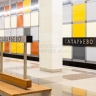 Временную напольную навигацию разместили на станции метро «Саларьево»
