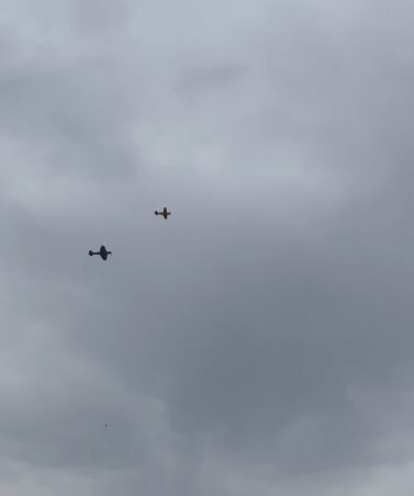Самолеты провели тренировку пролета над Ярославлем перед Днем города