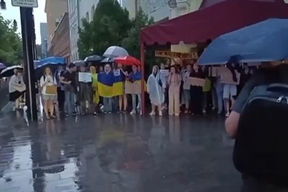 Число протестующих на Украине после одного действия Зеленского увеличилось