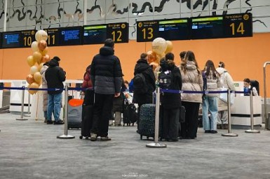 Новый терминал благовещенского аэропорта впервые обслужил регулярные пассажирские рейсы