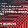 Волейболисты новосибирского «Локомотива» завоевали бронзу чемпионата России