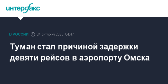 Туман стал причиной задержки девяти рейсов в аэропорту Омска Туман стал причиной задержки девяти рейсов в аэропорту Омска