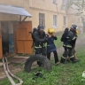 Жилой дом горит в Костроме: один человек погиб