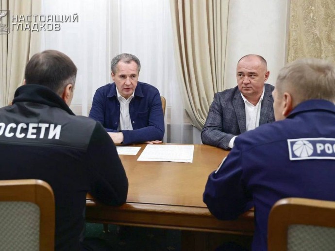 Вячеслав Гладков провёл совещание с гендиректором компании «Россети Центр»
