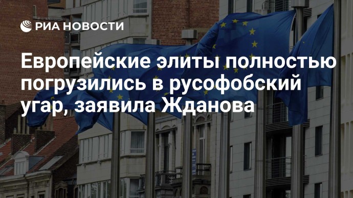 Европейские элиты полностью погрузились в русофобский угар, заявила Жданова