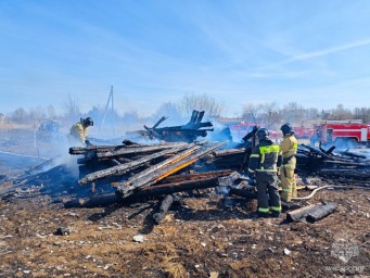 За сутки в Кировской области случились шесть пожаров