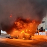 Новгородцам рассказали, что делать при пожаре в автомобиле