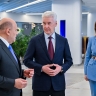 Михаил Мишустин и Сергей Собянин осмотрели работу кластера «Ломоносов»