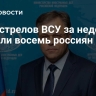 От обстрелов ВСУ за неделю погибли восемь россиян