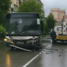 В Подмосковье грузовик протаранил пассажирский автобус