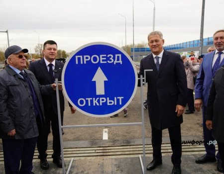 В Уфе запустили движение по арочному Бельскому мосту В Уфе запустили движение по арочному Бельскому мосту