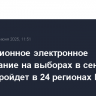 Дистанционное электронное голосование на выборах в сентябре 2025 г. пройдет в 24 регионах РФ