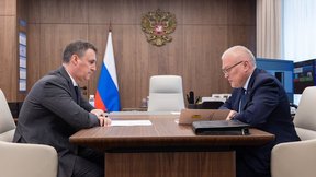 Дмитрий Патрушев и губернатор Кировской области Александр Соколов обсудили развитие сельского хозяйства и вопросы экологии региона