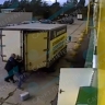 В Лесколово ураган ударил грузчика дверью фургона по лицу