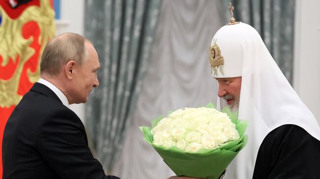 Путин встретился с патриархом Кириллом