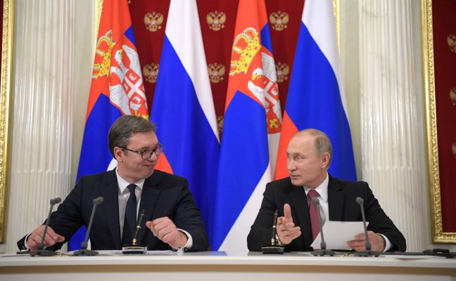 Вучич обсудил с Путиным газоснабжение Сербии