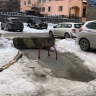 Автомобилист в Южно-Сахалинске установил во дворе неопознанный объект, чтобы другие не парковались