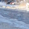В российском городе улица превратилась в реку после трехдневного кипяточного потопа