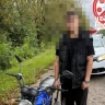 В Уфе задержали 17-летнего подростка на мопеде