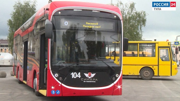 Выделенная полоса на проспекте Ленина в Туле ускорила движение общественного транспорта