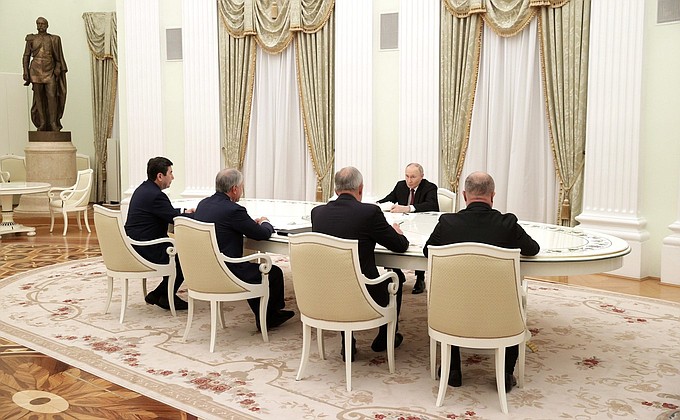 Встреча с председателями парламентов государств – членов ОДКБ