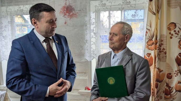 Жителя Балтачевского района Башкирии поздравили с 90-летием Жителя Балтачевского района Башкирии поздравили с 90-летием