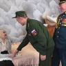 Военнослужащие в Приамурье поздравили ветеранов Великой Отечественной войны с наступающим Днем Победы