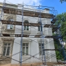 В Кирове реставрируют фасад поликлиники Центра медицинской реабилитации