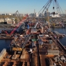 На строящемся Большом Смоленском мосту близится установка разводных пролетов