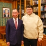 Глава Якутии встретился с виртуозом — скрипачом Петром Лундстремом