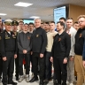 Осмотр строящегося здания военного комиссариата города Москвы