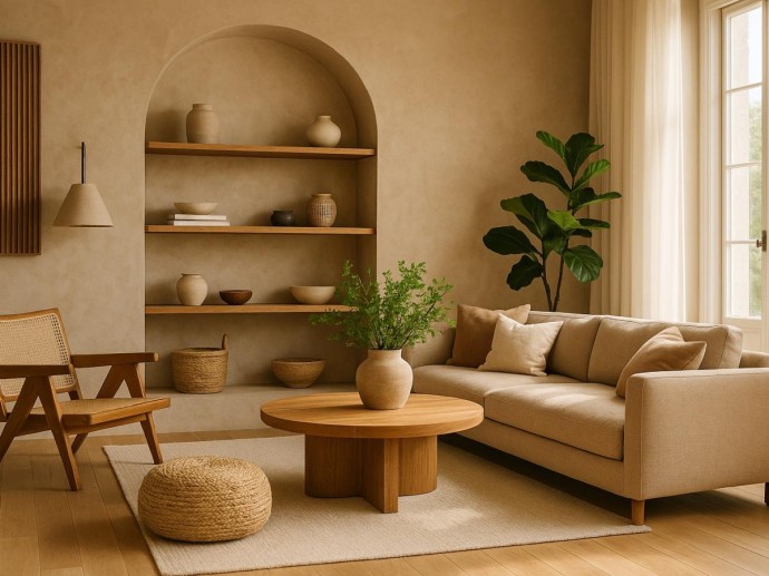 Имитация дорогих материалов часто удешевляет интерьер визуально