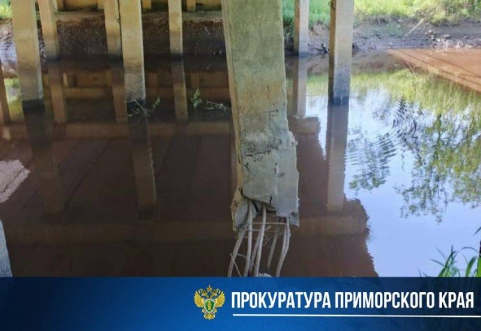 Прокуратура взяла на контроль разрушение конструкции моста в Приморье