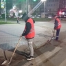 В Благовещенске на Ленина и Краснофлотской покосят траву